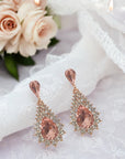 Verona Earrings - Peach