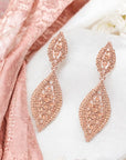 Kiera Earrings - Peach