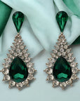 Verona Earrings - Emerald