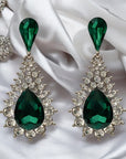 Verona Earrings - Emerald