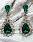Verona Earrings - Emerald