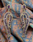 Shaya Earrings - Amethyst