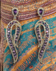 Shaya Earrings - Amethyst