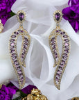 Shaya Earrings - Amethyst