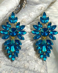 Winona Earrings - Blue Zircon