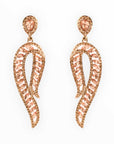 Shaya Earrings - Peach