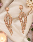 Shaya Earrings - Peach