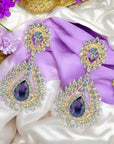 Maisie Earrings - Amethyst