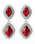 Davina Earrings - Red