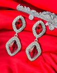 Davina Earrings - Red