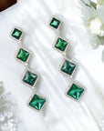 Sacha Earrings - Emerald
