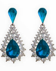 Verona Earrings - Blue Zircon