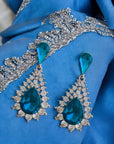 Verona Earrings - Blue Zircon