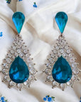 Verona Earrings - Blue Zircon