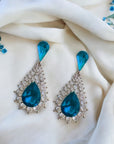 Verona Earrings - Blue Zircon