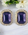 Stella Earrings - Purple