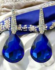 Yasmin Earrings - Sapphire