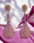 Cecilia Earrings - Fuchsia