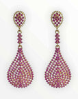 Cecilia Earrings - Fuchsia