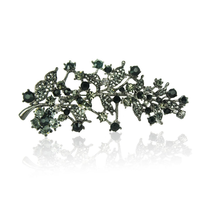 Leana Brooch - Black