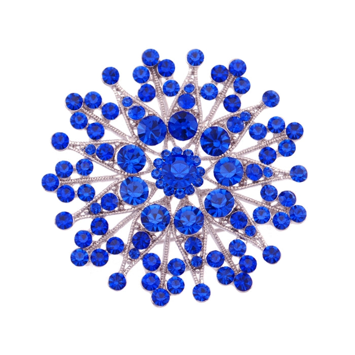 Mini Flower Brooch - Sapphire