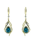 Orianna  Earrings - Blue Zircon