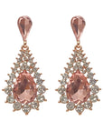 Verona Earrings - Peach