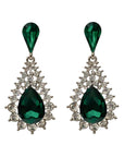 Verona Earrings - Emerald
