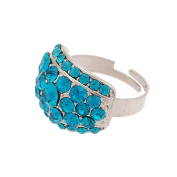 Bonnie Ring - Blue Zircon