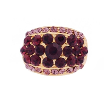 Bonnie Ring - Purple (Gold Plated)