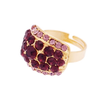 Bonnie Ring - Purple (Gold Plated)