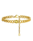 Cuban Anklet - Topaz