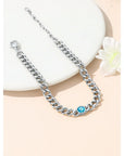 Cuban Anklet - Aquamarine