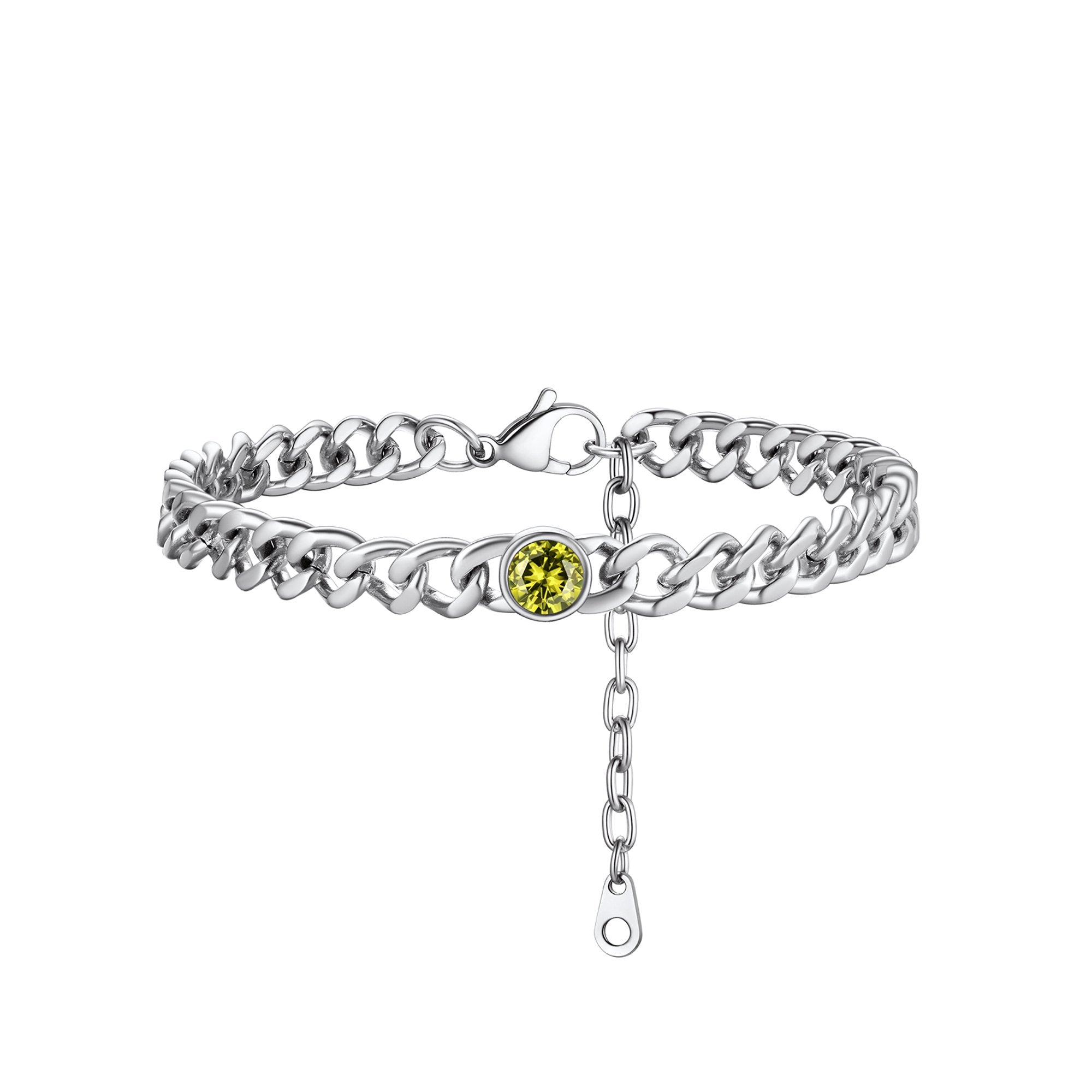 Cuban Anklet - Peridot