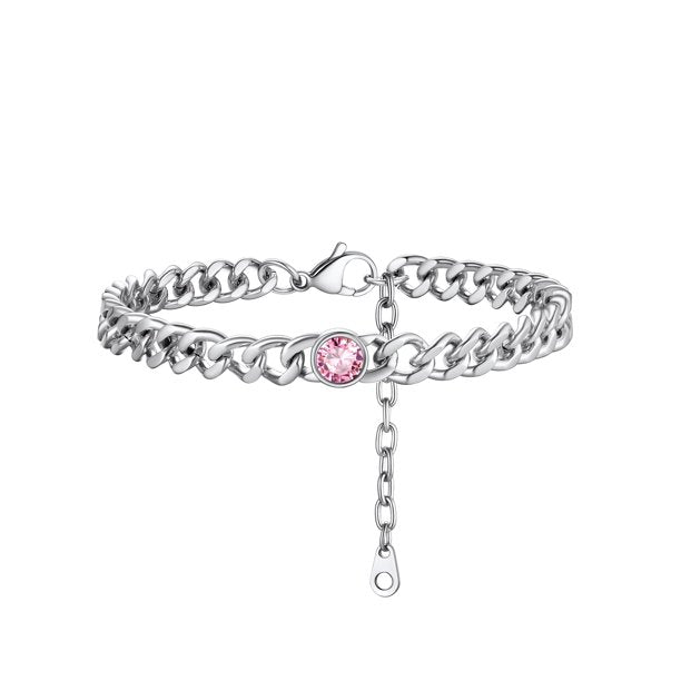 Cuban Anklet - Pink