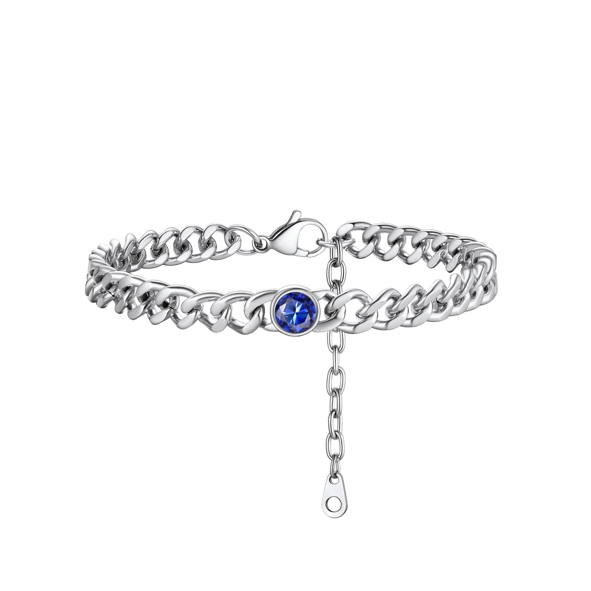 Cuban Anklet - Sapphire