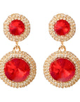 Jasmine Earrings - Red