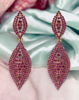 Kiera Earrings - Fuchsia