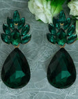 Margot Earrings - Emerald