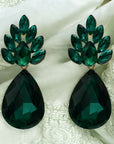 Margot Earrings - Emerald