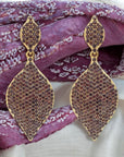 Haley Earrings - Purple