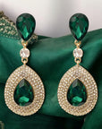 Philippa Earrings - Emerald