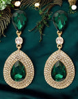 Philippa Earrings - Emerald