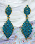 Jacinta Earrings - Blue Zircon