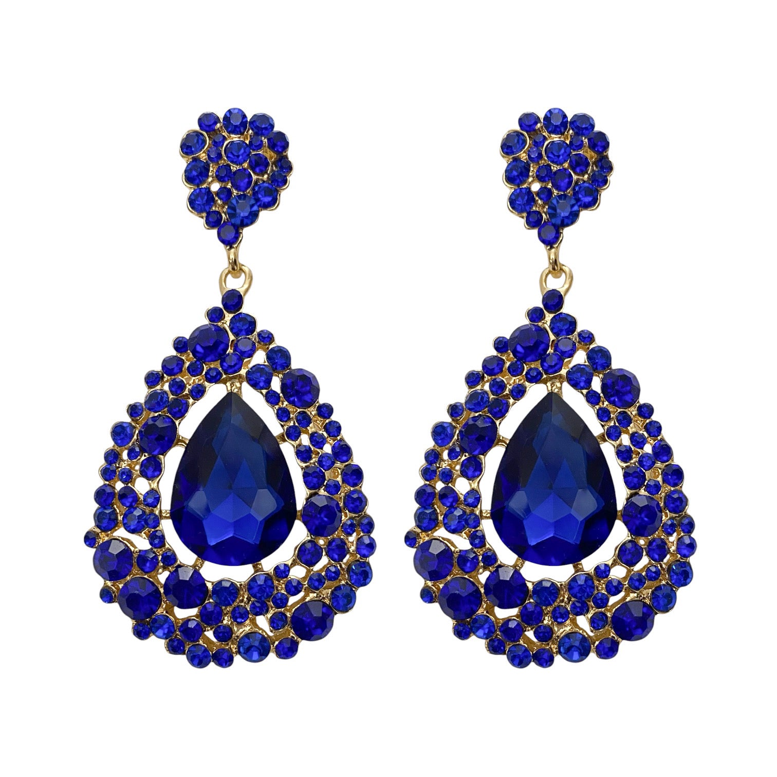 Charlotte Earrings - Sapphire