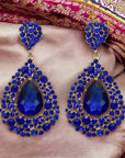 Charlotte Earrings - Sapphire