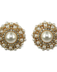 Perla Earrings - Clear (Gold Plated)