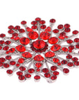 Flower Brooch - Red