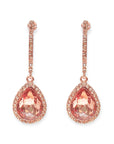 Gianna Earrings - Peach