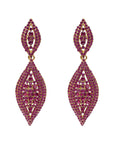 Kiera Earrings - Fuchsia